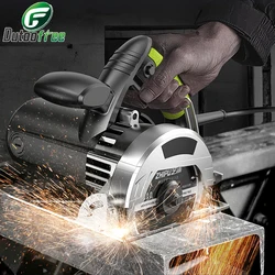 220V Electric Circular Saw Cutting Machine Household Woodworking Special Portable Ceramic Tile Stone Metal Slotting Machine