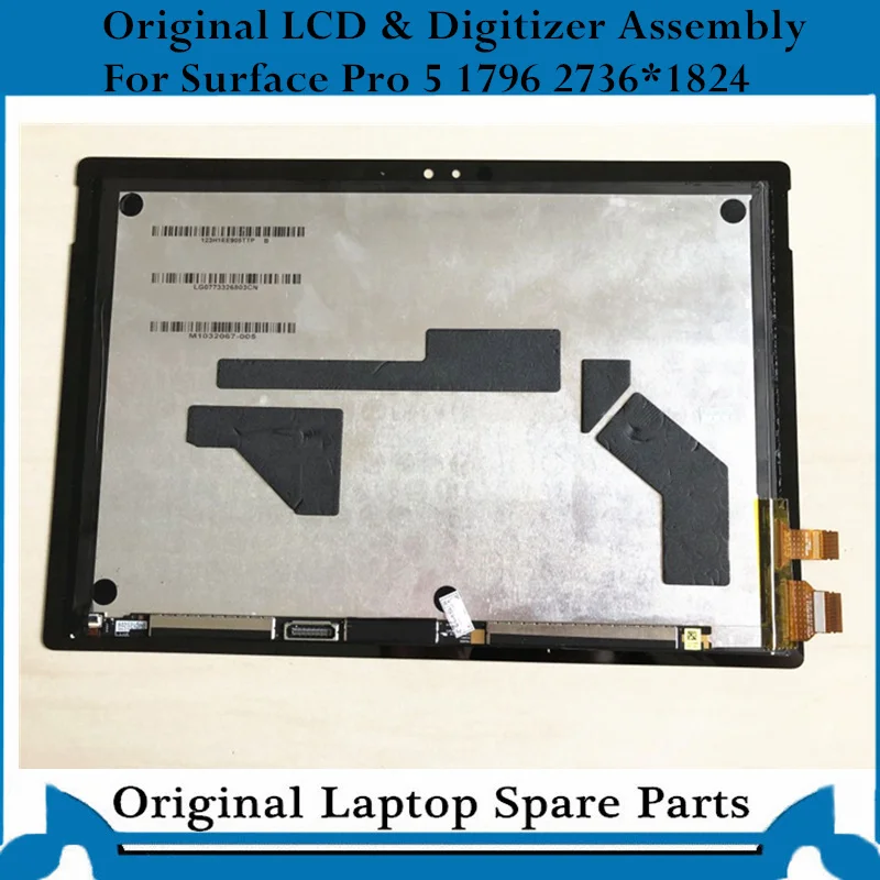 Original  LCD Display Panel for Miscrosoft Surface Pro 5 LCD Screen Digitizer Assembly 1796 LP123WQ1(SP)(A2)