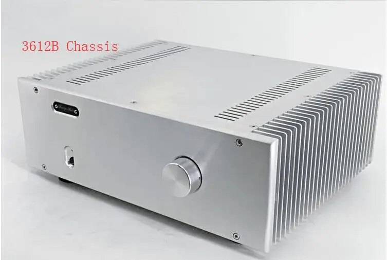 BZ3612 Silver All Aluminum Enclosure Preamplifier Case Class A Amplifier Chassis Power Amp Case DIY Box