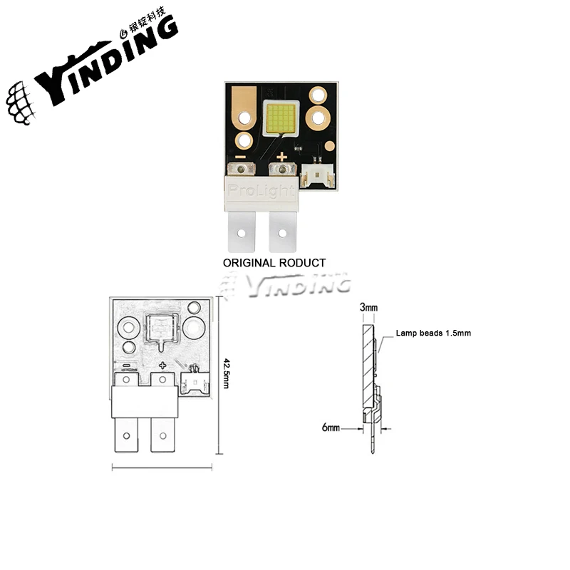 1PCSWeitian Prolight-Z1-J27A 75W high power LED light emitting diode 10000-12000K cold white light stage lighting/bar、lighting