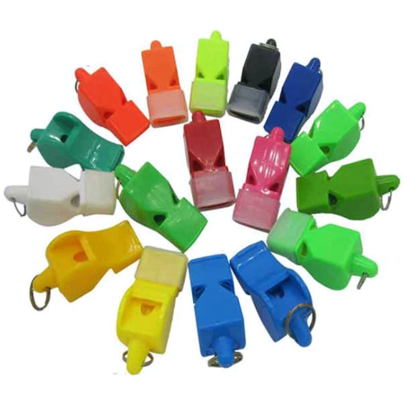 

50 Pcs Non-Nuclear Professional Referee Whistle Fox Whistle Plastic Life-Saving Whistle Special for Game