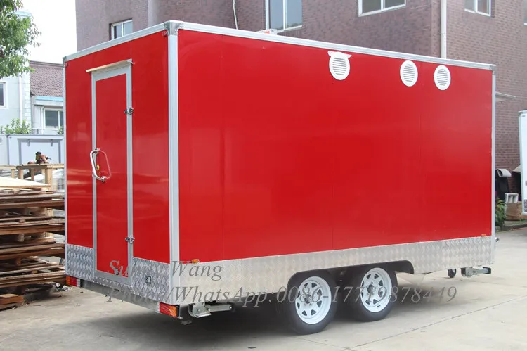 Kiosque de boissons certifié, remorque de vente de nourriture, chariot de restauration rapide Mobile avec vente en gros