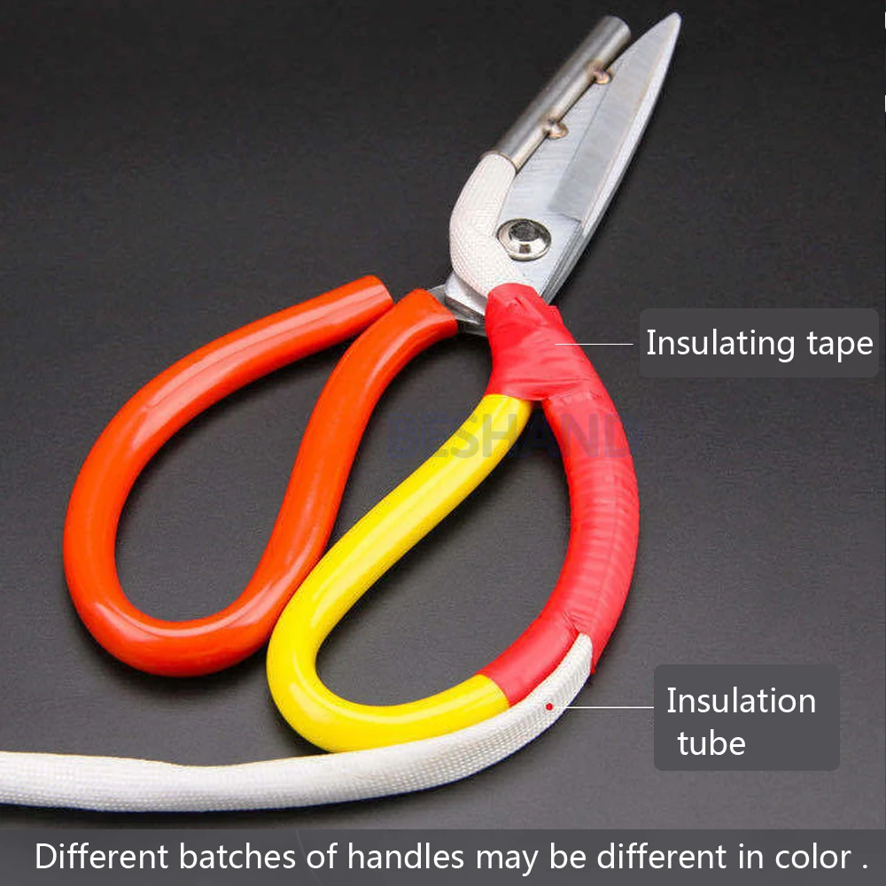 220V Electric Heat Scissors Thermal Cutter for Fabric Rope Ribbon Webbing Cloth Cutting Handicrafts DIY Tools Set