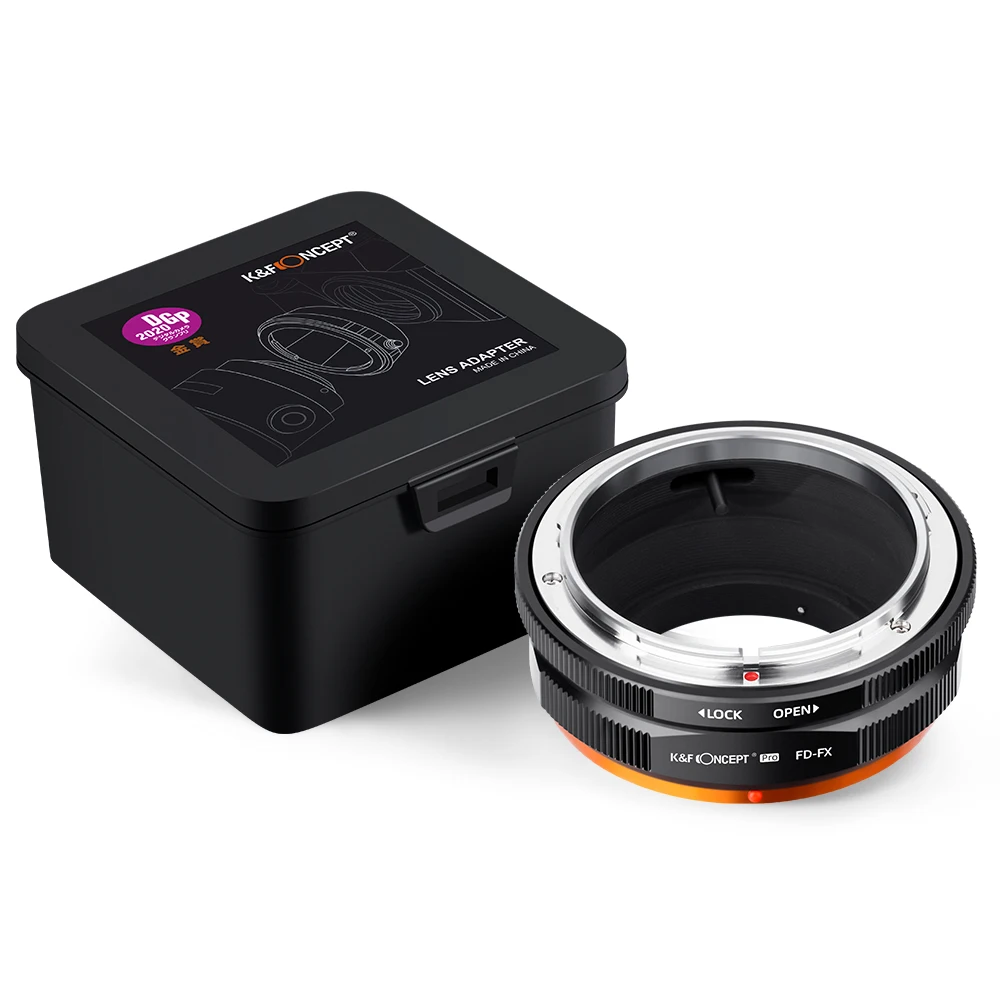 K&F CONCEPT FD-FX Canon FD Lens to Fuji Fujifilm FX XF X Mount Camera Adapter Ring for Canon FD Lens to Fuji Camera - Image 6