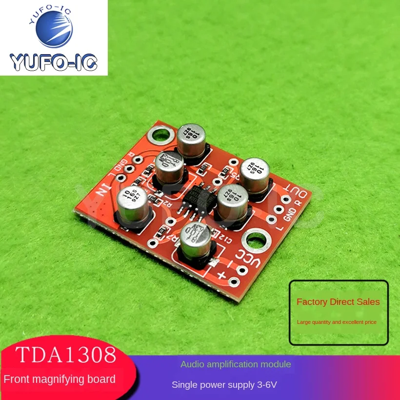 TDA1308 Pre-Amplifying Plate Audio Amplifier Module-Blank Detail Specification    Source 3-6V DIY Amplifier Modified Accessories