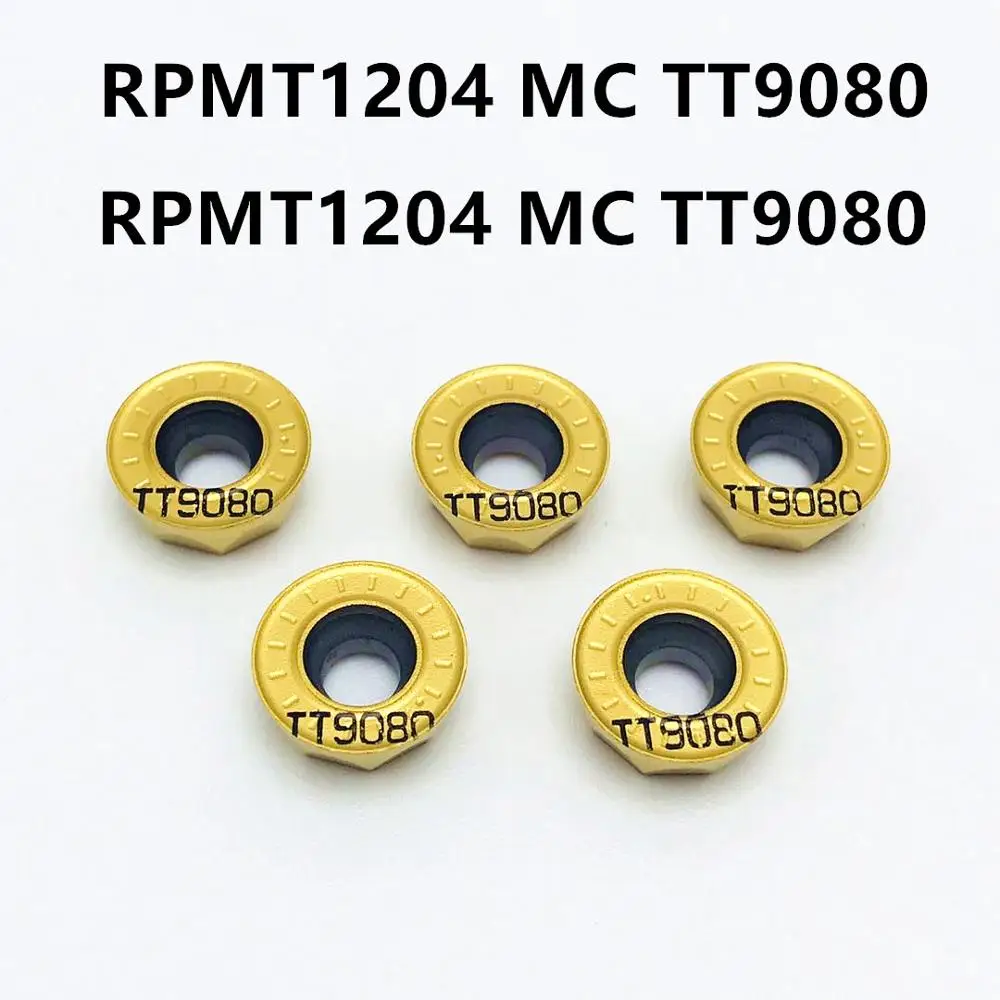 Lathe tool RPMT1204M C TT9080 high quality internal fillet R6 carbide insert RPMT1204 M C metal CNC turning parts RPMT tool