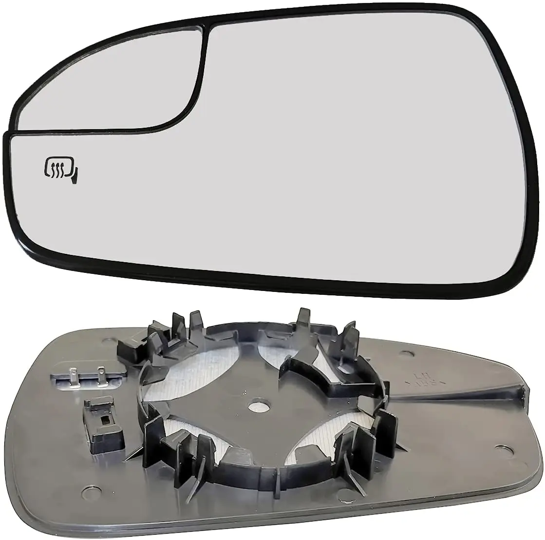 Right/Left Side Power Heated Convex Mirror Glass w/ Rear Plate Fits For Ford Mondeo Fusion 2013-2020