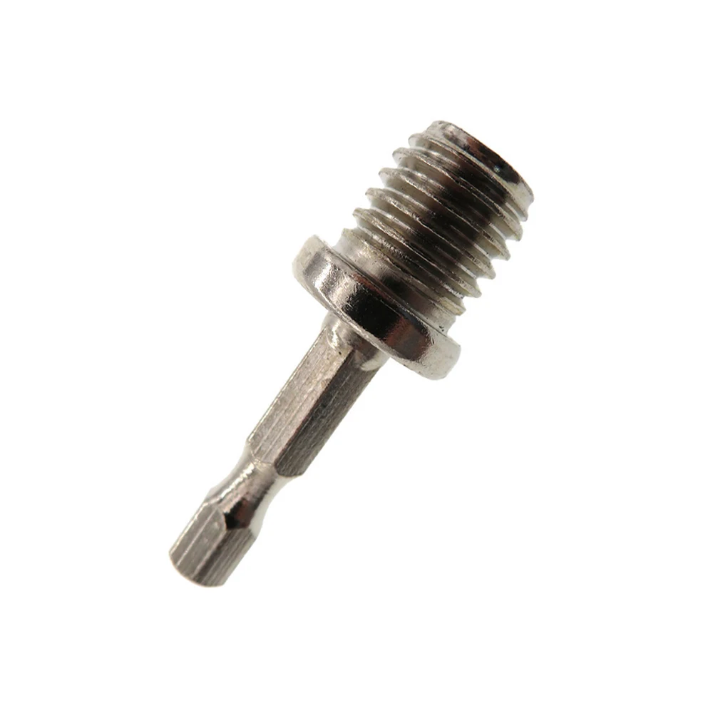 2Pcs 1/4 "M10/M14หกเหลี่ยมก้านเชื่อมต่ออะแดปเตอร์เจาะ Chuck ขัดแผ่นหกเหลี่ยมก้านเจาะโลหะอุปกรณ์เสริม