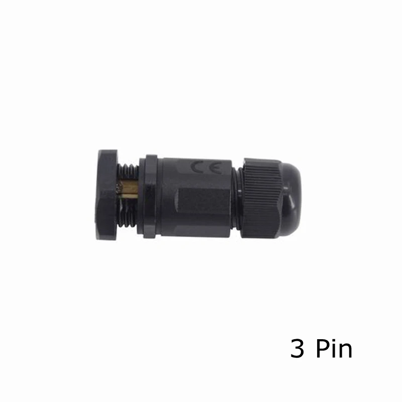 في الهواء الطلق M16 موصل مقاوم للمياه التوصيل المقبس IP68 2/3/4Pin الكهربائية المسمار نوع موصلات كابل الطاقة 380 فولت 15A 2-8.5 مللي متر