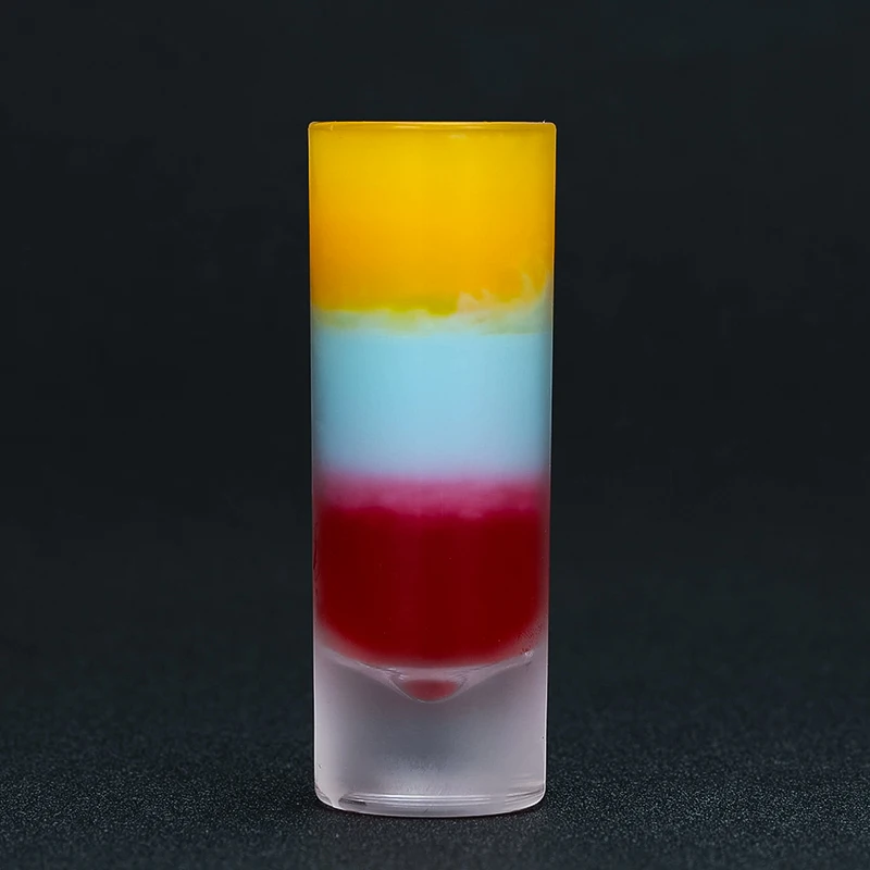 طلقات باردة 6 قطع ، زجاج النار ، كاسات صغيرة ويسكي ، فناجين زجاج صغيرة للسكر ، نظارات جانبية مزدوجة ، أكواب تيكيلا #5