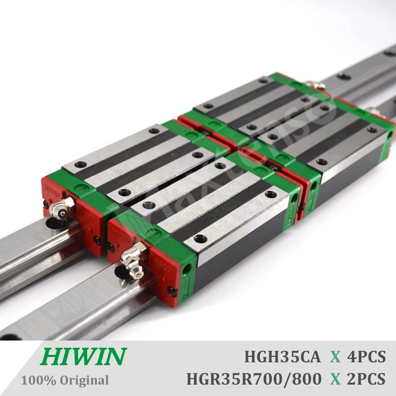 HIWIN HGH35 Linear Guide Rail and Blocks Carriage HGR35 700 800mm Linear Guideways for CNC Parts High Precision Machine Center