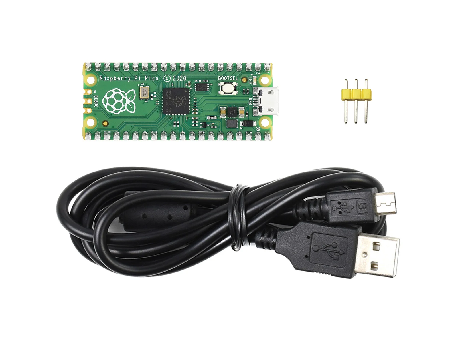 Raspberry Pi Pico with Pre-Soldered, High-Performance Microcontroller Board With Flexible Digital Interfaces, Pre-Soldered Kits