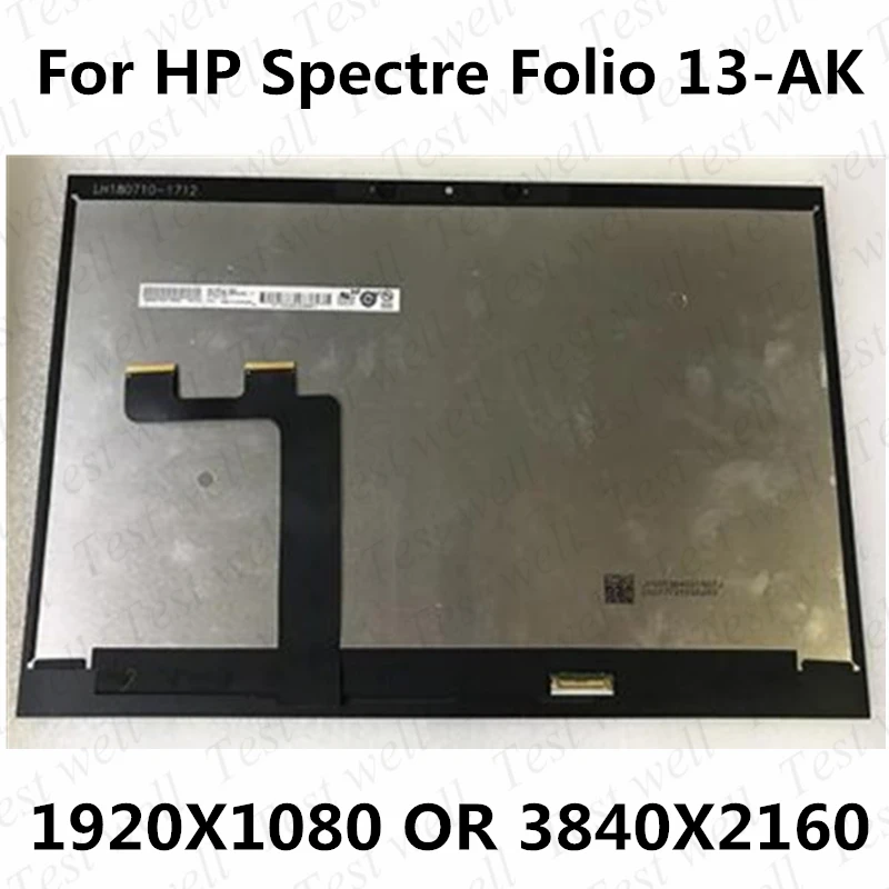 Original 13.3'' FHD UHD LCD Touch Screen Display Assembly Laptop For HP Spectre Folio 13-AK 13-Ak0000NA 13-AK0023DX 13-AK1016NR