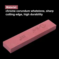 320# Ruby Sharpening Oil Stone Chrome Corundum Knife Sharpener Stone 100*20*10mm Whetstone Polishing Stone