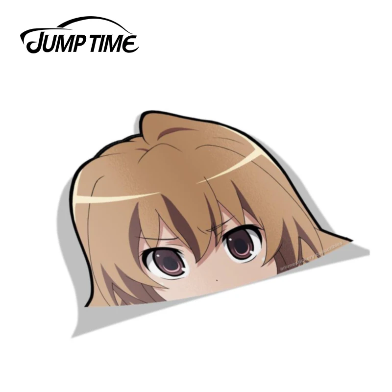 Jump Time 13cm x 8.9cm Aisaka Taiga Toradora! Big Head Anime Vinyl Car Stickers  Funny Decals Laptop Windshield Bumper Car Wrap