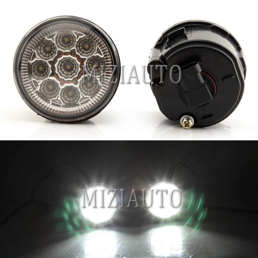 

LED Fog Light For NISSAN X-Trail T31 Vampira Versa Lafesta Presage Rogue 2004-2014 Headlight E2 12V Car DRL Fog Lamp Accessories