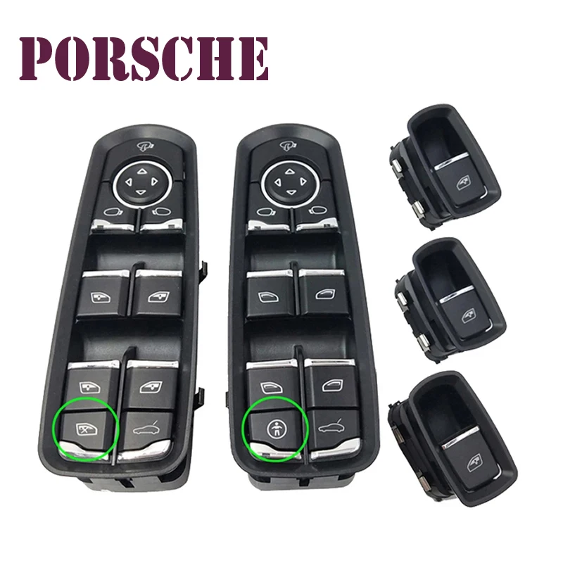 

New Brand 4 Doors Front Door Window Switch Passenger For Porsche Panamera Cayenne Macan 7PP959858RDML 7PP959858MDML 7PP959855C