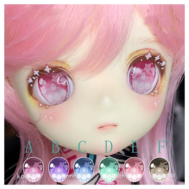 

Doll eyes 20mm grey 10-24mm doll eyes doll cartoon eyes for 1/8 1/6 1/4 1/3 BJD doll accessories metallic effect eyeballs