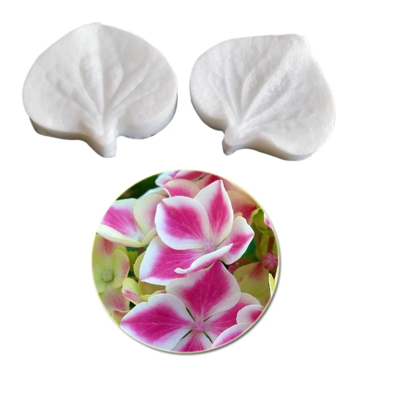 NEW Hydrangea Veiner Silicone Mold Fondant Mould Cake Decorating Tools Chocolate Mold,Sugarcraft,Kitchen Gadgets M457