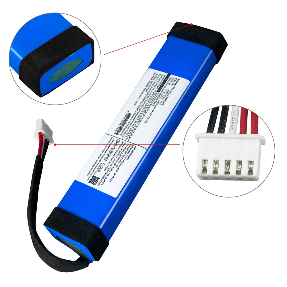 5000mah 37,0wh bateria do JBL xtreme1 Xtreme 1 extreme XTREME GSP0931134 głośnik Batterie polimerowy akumulator litowo-jonowy