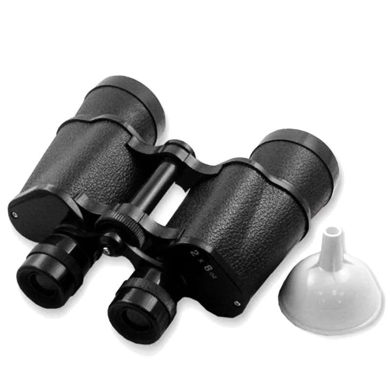 DEOUNY-Binoculars Telescope Alcohol Flask, Double Mouth Drinking, Travel Portable Outdoor Water Bottle, Wisky Creative Hip-Flask