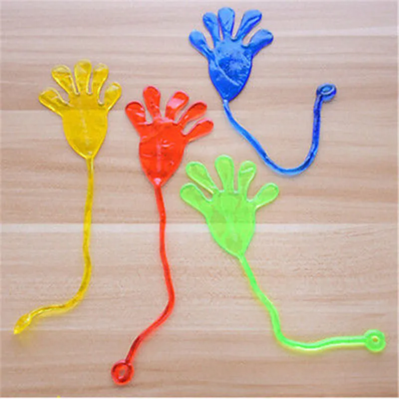 Elastic Sticky Squishy Slap Hands Palm Toy Kid Party Favors Gift Gags Practical Jokes Elastic Sticky Squishy Slap Hands Palm Toy