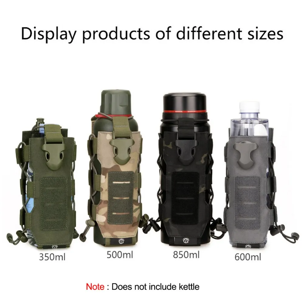 Travel Bag Camping Water Bottle Tactical Molle Nylon Pouch Canteen Cover Holster Kettle Bags Climbing Water Bottle Holder