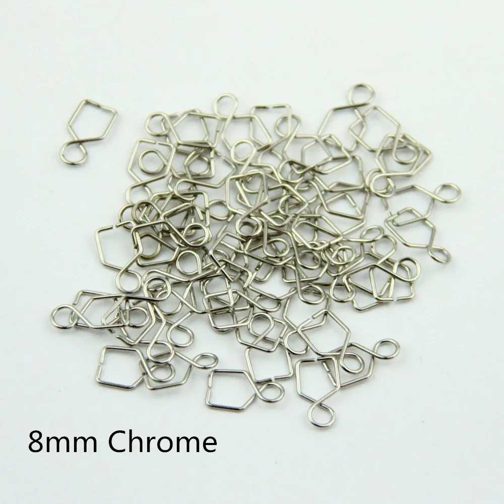 

10000Pcs/lot 8mm 10mm 12mm Metal Hooks For Chandelier Part Hanging Connectors Findings Pendant Prism Lighting Decoration