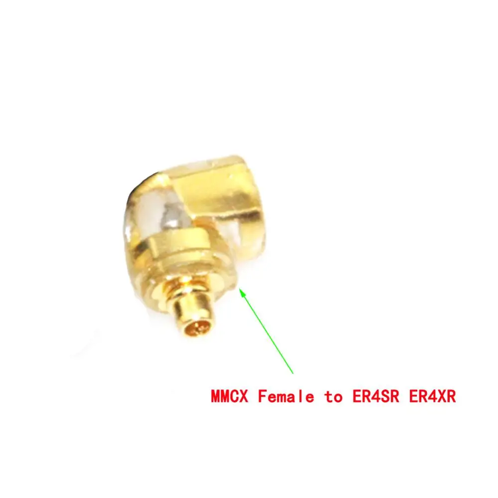 Haldaneคู่ปลั๊กหูฟังสำหรับER4SR ER4XR ER2XR ER2SE ER3XR ER3SE MMCXชายMMCXหญิงแปลงอะแดปเตอร์