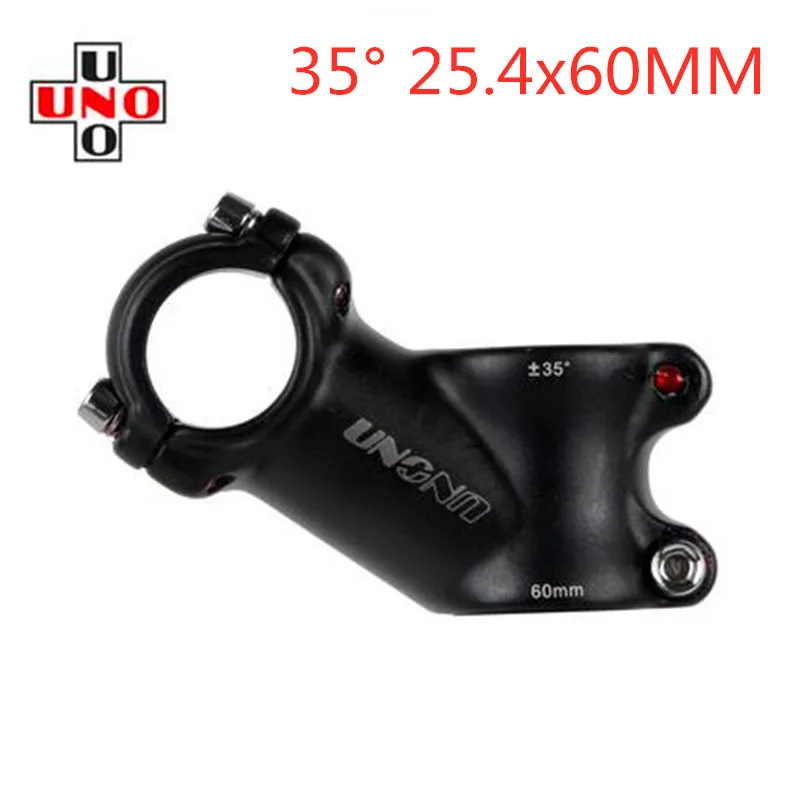UNO 35 degrees riser tube Mountain Road Bike Stems positive and negative Angle of the Stem 25.4/31.8MM