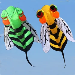 Outdoor Fun Sports For Adults 3m/4m Single Line Power Software Animal Hornet Bee Kite With Handle And Line Good Flying