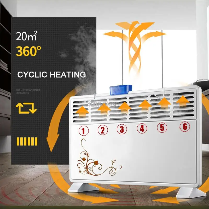 Convectie Kachel Huishoudelijke Energiebesparende Living Bad Dual Purpose Energiebesparende Verwarming Badkamer Waterdichte Elektrische Heate D253