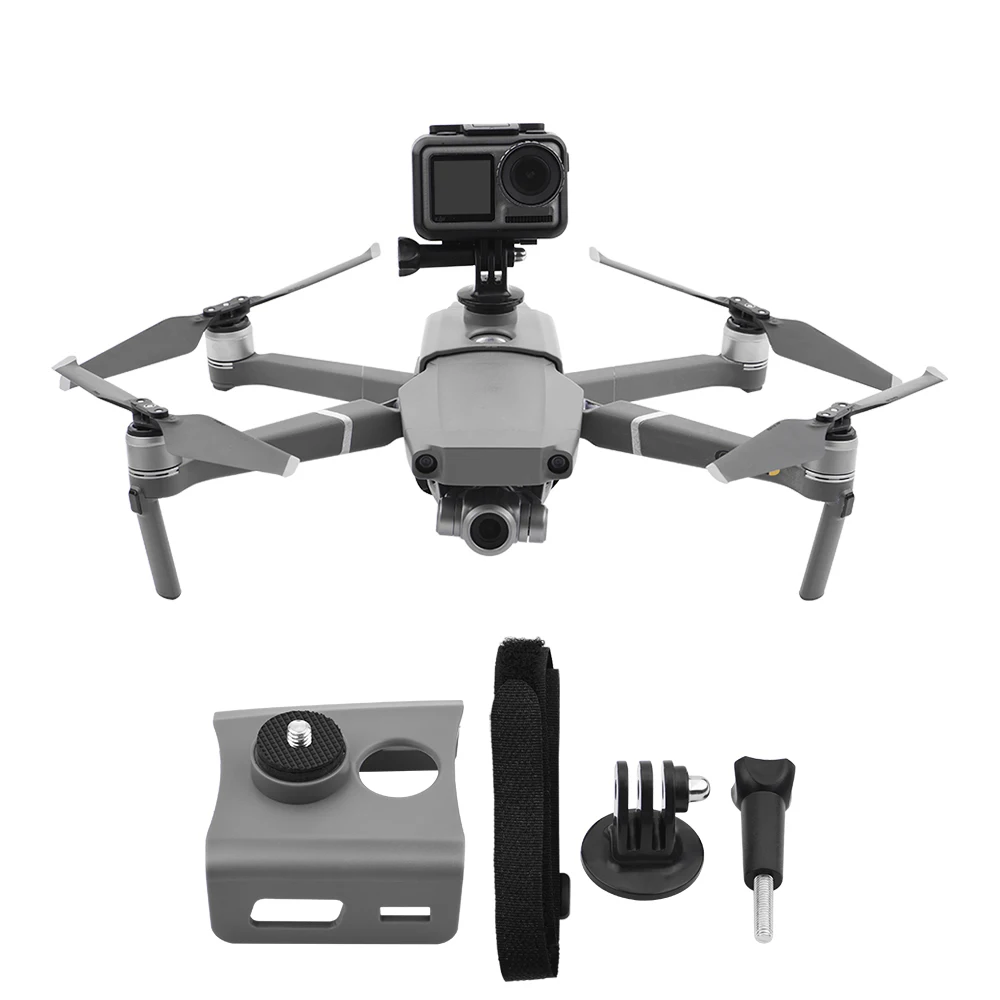 Kit de expansão câmera luz preenchimento titular montagem para dji mavic 2 pro/zoom zangão osmo bolso lidar com cardan para dji osmo ação para ir