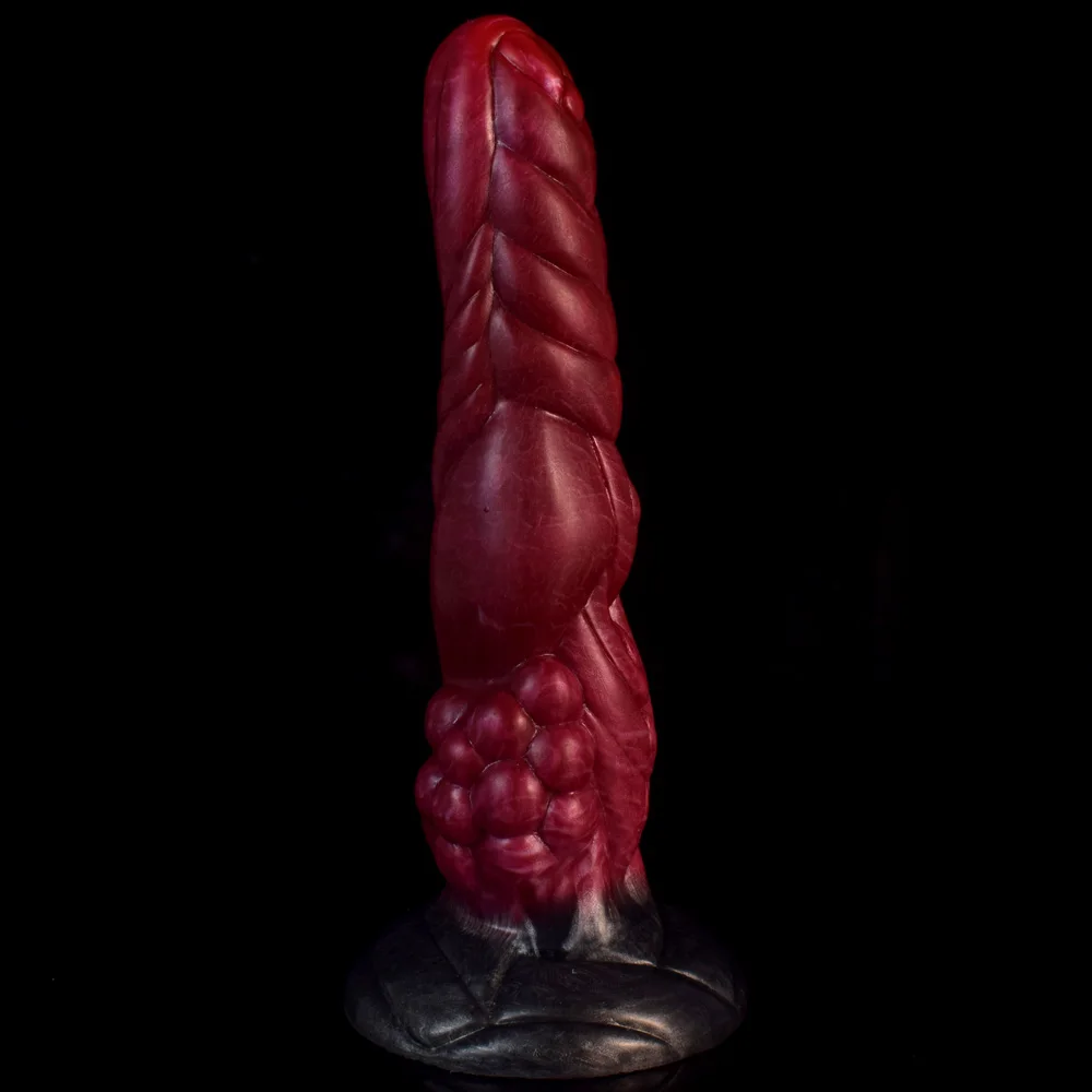 NNSX Tumour Penis Irregularity Realistic Dildo Stimulating Glossy Snow Beef Silicone With Suction Cup Anal Toys Gay Sex Shop