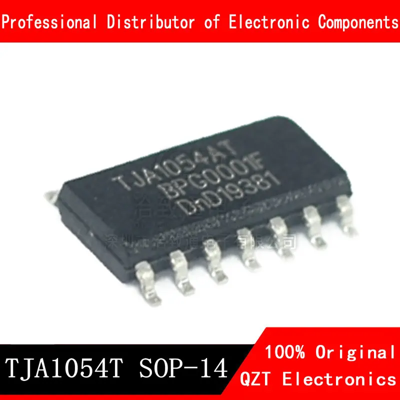 

10pcs/lot TJA1054T SOP-14 TJA1054 TJA1054AT SOP SOP14 SMD In Stock 1054 CAN transceiver chip new original In Stock