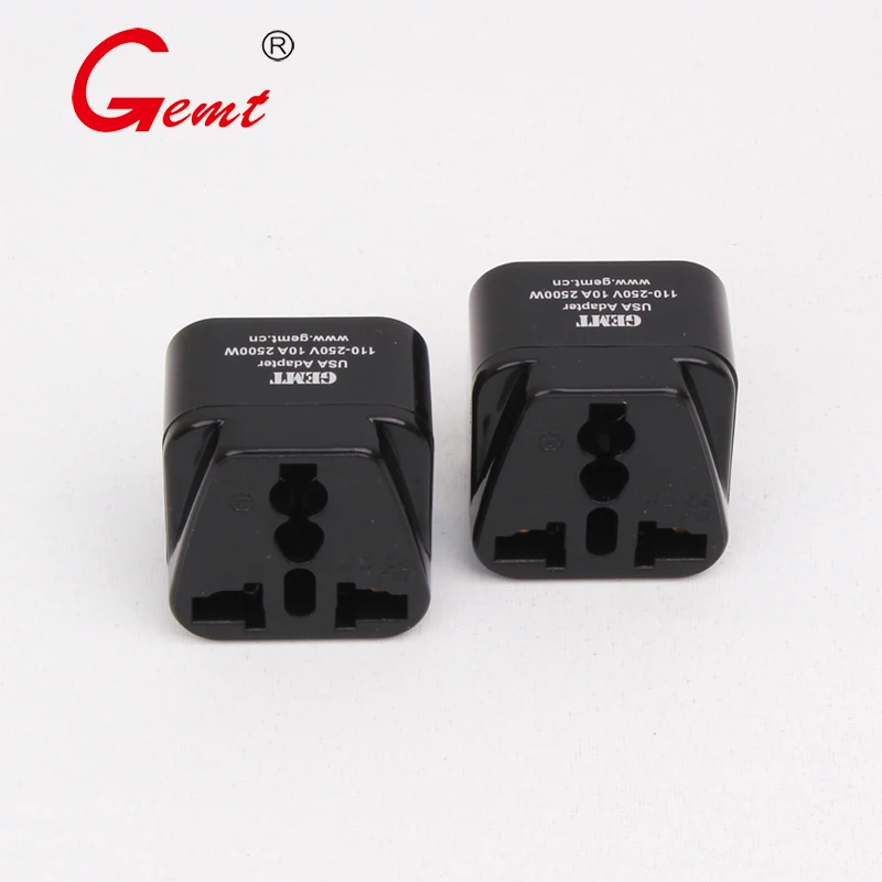 American Two Pin Flat Conversion Plug Japan Taiwan Conversion Socket Power Plug Universal Hole Converter Power Charger Socket