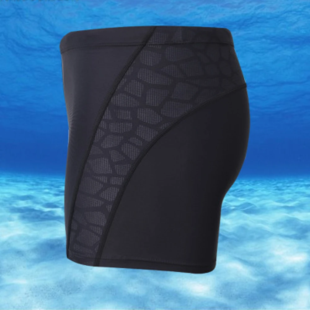 Męskie spodenki do pływania stroje kąpielowe wodoodporne stroje kąpielowe Sharkskin Swim Boxer Surfing pływanie nurkowanie strój kąpielowy krótkie