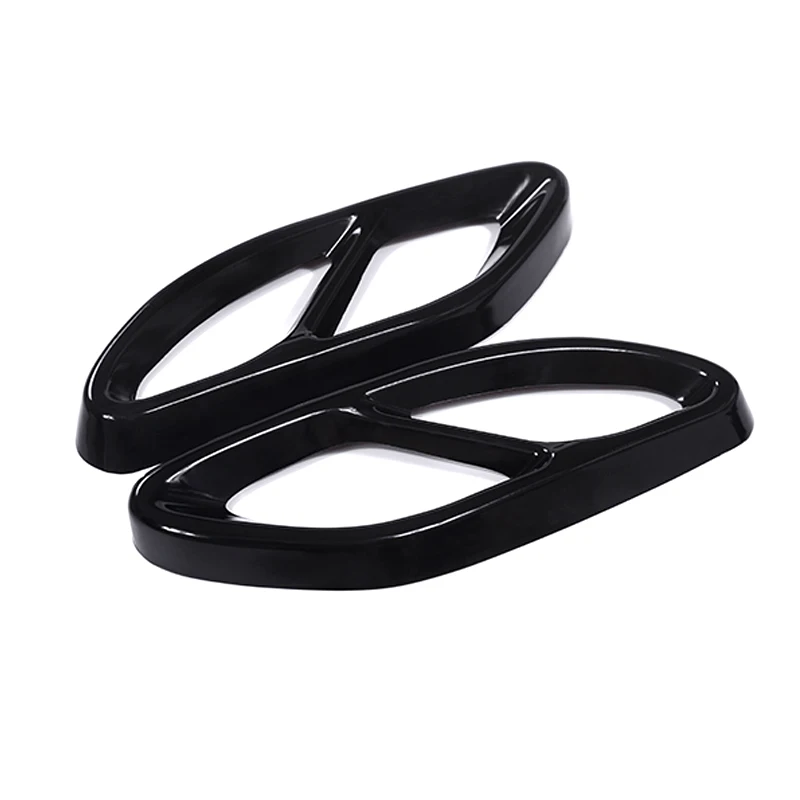 Top Quality For Mercedes Benz GLC A B C E Class W205 Coupe W213 W176 W246 2016-17 Car Accessory AMG Exhaust Cover Trim 304 Steel