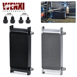 19 Row AN-10AN Universal Oil Cooler Engine Transmission Oil Cooler Kit WX7019