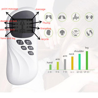 8 models Electric herald Tens Acupuncture Body Muscle Massager Digital Therapy Machine 8 Pads For Back Neck Foot Leg heal