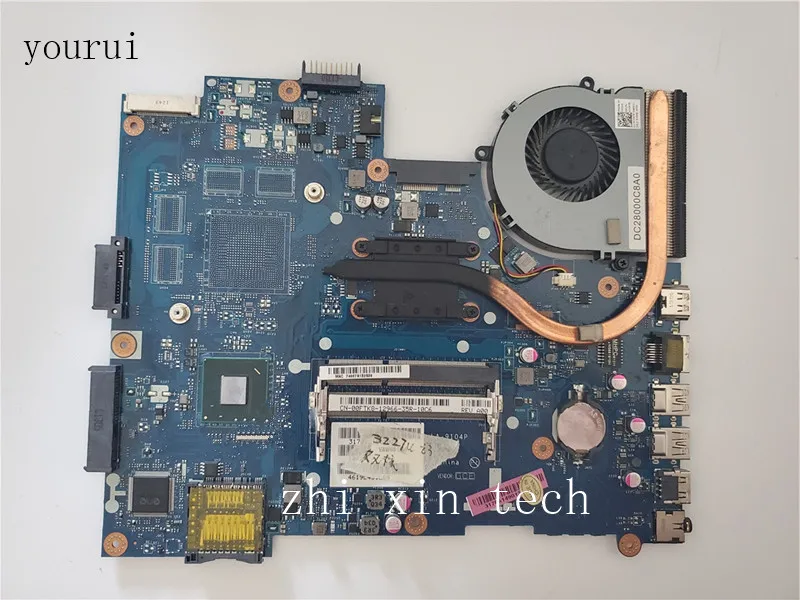 

yourui CN-00FTK8 00FTK8 0FTK8 VAW00 LA-9104P Mainboard For Dell 3521 5521 Laptop motherboard with i3-3227u CPU DDR3 Test ok