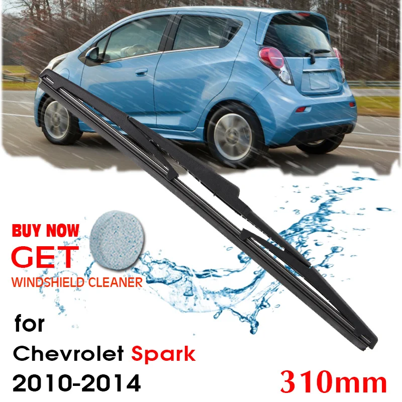 Car Wiper blade Rear Back Window Windscreen Windshield Wiper Auto Accessories for Chevrolet Spark 310mm 2010 2011 2012 2013 2014