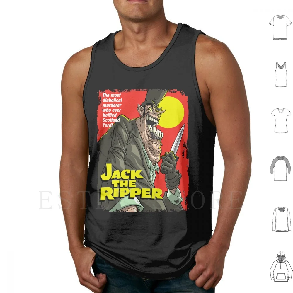 Jack The Ripper Tank Tops Vest Cotton Jack The Ripper Horror Murder Death Killer Movie Phil Postma Factory