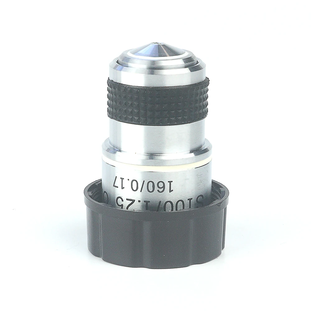 EYSDON 100X Biological Microscope Objectives Lens 185mm Conjugate Distance Eyepieces Accessories