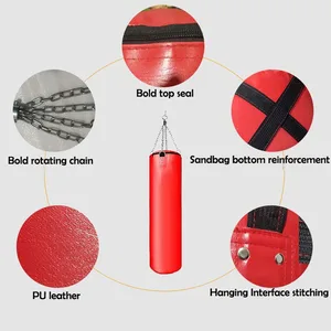 PU während der Aufführungsbeutel für Erwachsene, Kickboxing Sanda Oco, MMA, thailändisches Training, Herrenhome Taekwondo, 180 cm Boxtraining 6 Hauptverkaufstasche 180 cm - №1
