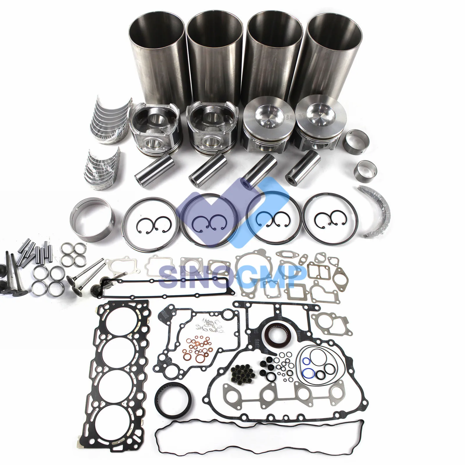 

V3307 V3307T Engine Overhaul Rebuild Kit For Kubota M6040 M6060 M7060 Tractors S630 S650 Skid loader Piston no. 1J751 1J770