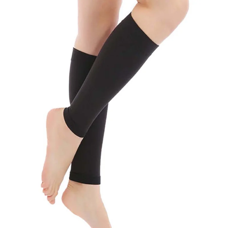 1Pair Varicose Vein Medical Stocking Elastic Socks Support Leg Shin Socks Fatigue Relief Leg Warmer Compression Calf Sleeve Sock