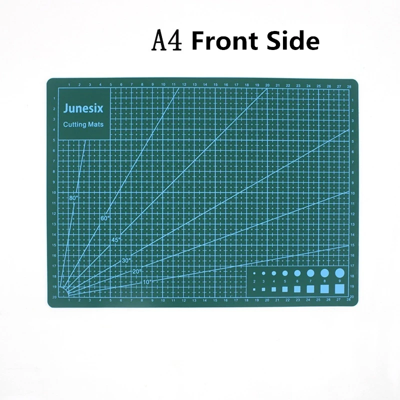 A2 ขนาดใหญ่ขนาด 45 × 60 ซม.ตัดสองด้านตาราง Self-Healing PVC Pad แกะสลัก BOARD Office School Supply ศิลปินแกะสลักเครื่องมือ