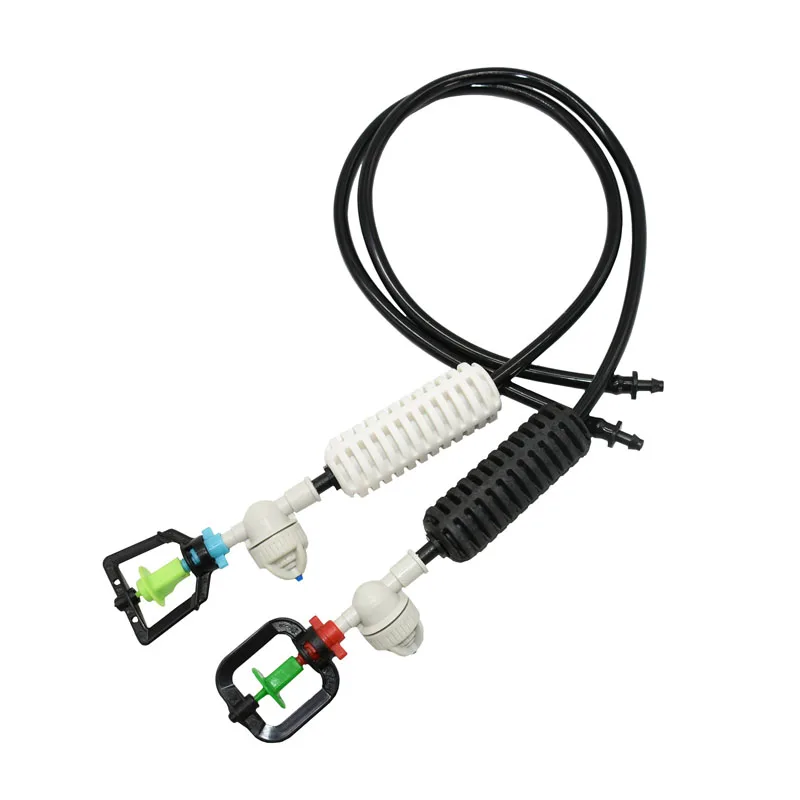 1/4 barb Greenhouse Hanging Rotating Water Sprinkler Nozzle lawn Garden Sprinklers Irrigation Kits For Plant Watering