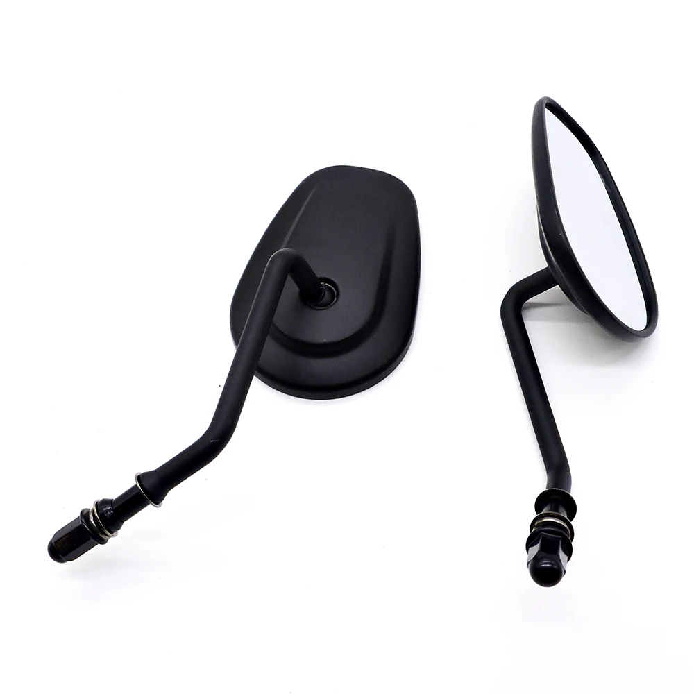 TCMT 8mm Black Rear View Mirrors Fits For Harley Davidson XL1200L XL883 XL883L Sportster